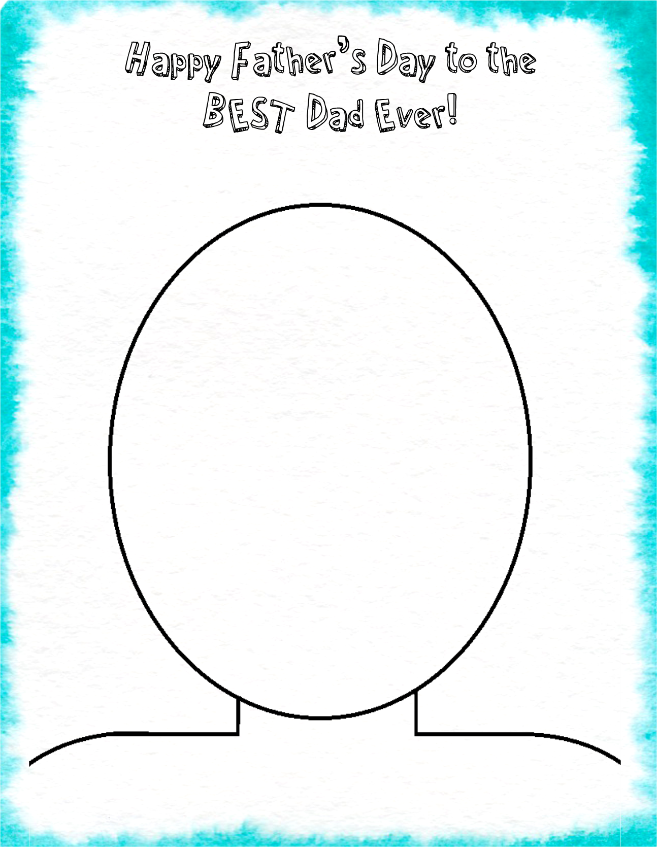 FREE Father's Day Craft Printable - Happy Hepburn